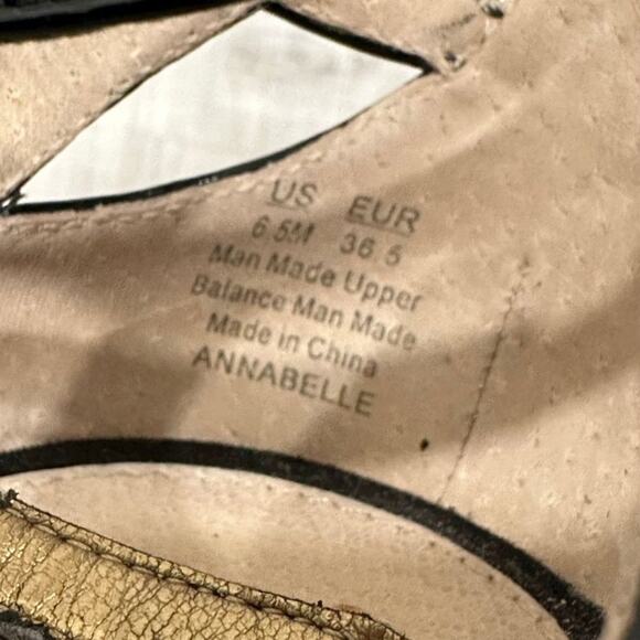 Sam Edelman Annabelle Ankle Strap Heels in Black Patent 6.5 - Picture 7 of 10